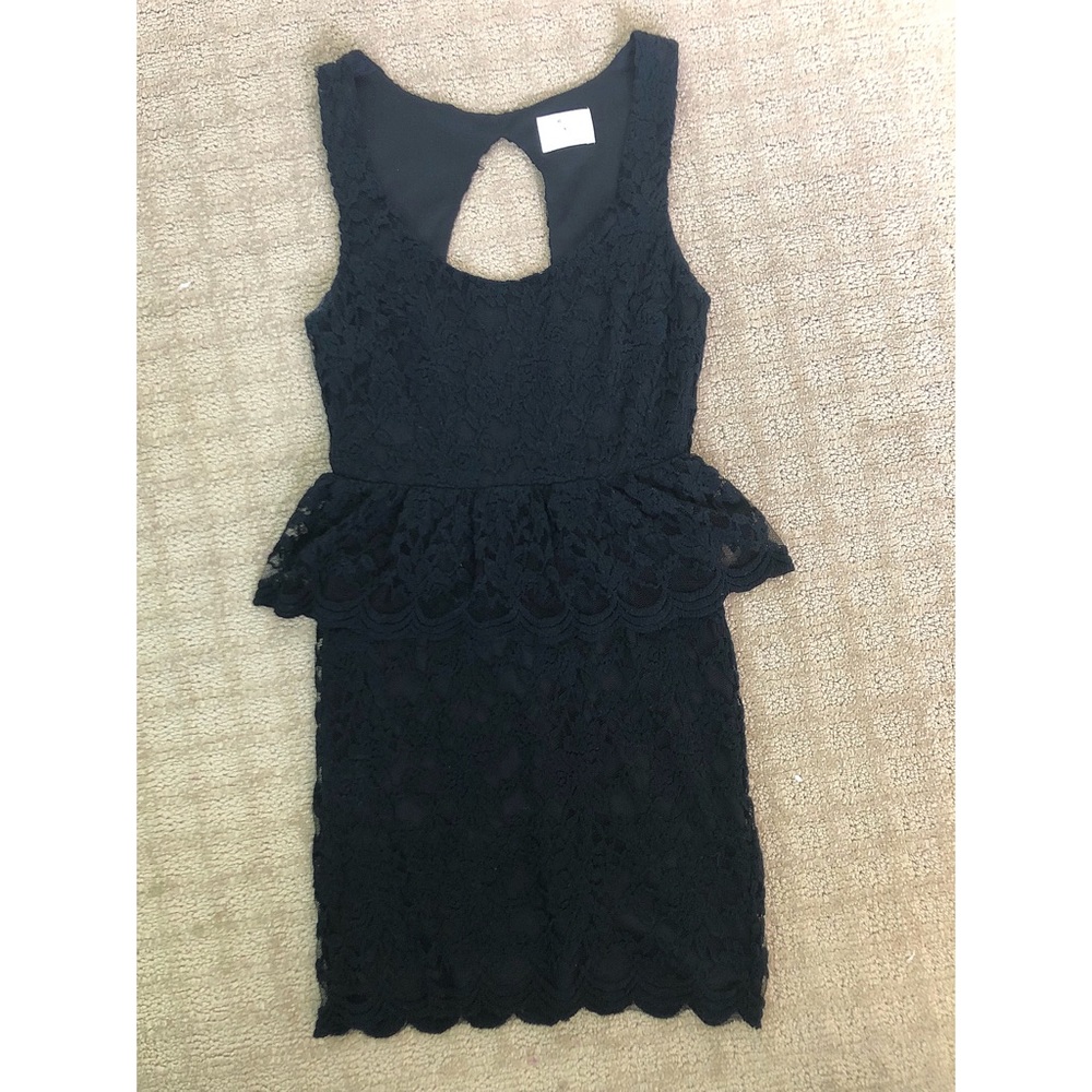 Urban Outfitters Pins and Needles Black Lace Dress